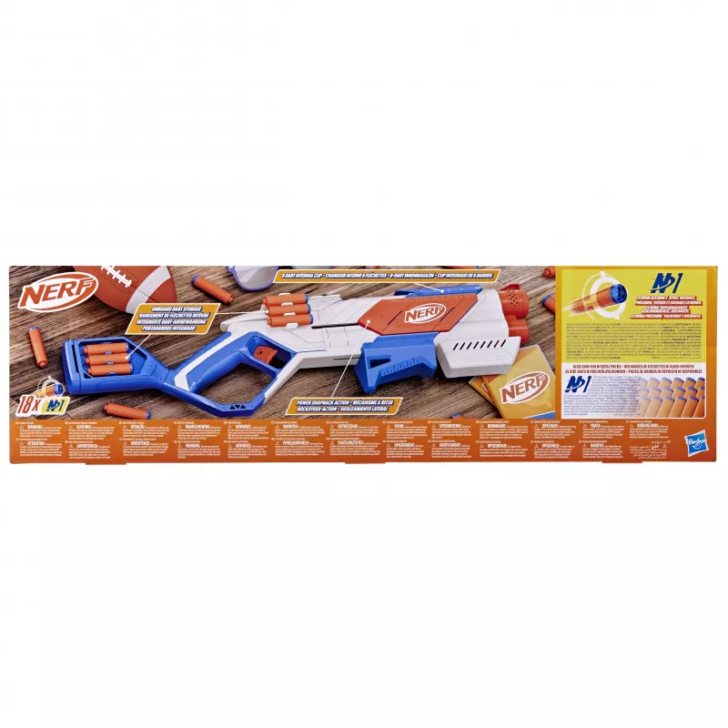 Speelgoedblaster Nerf N Series Strikeback blauw oranje wit 8+