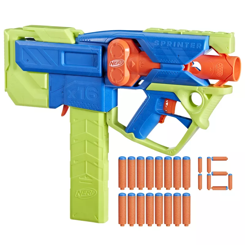 Speelgoedblaster Nerf N Series Sprinter F8625 blauw groen oranje