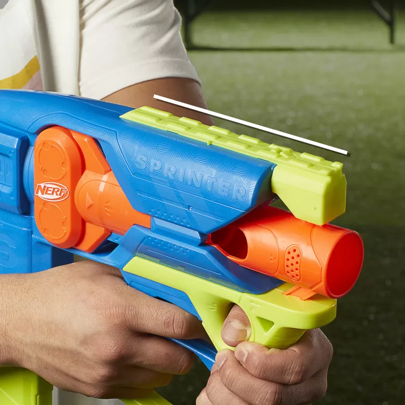 Speelgoedblaster Nerf N Series Sprinter F8625 blauw groen oranje