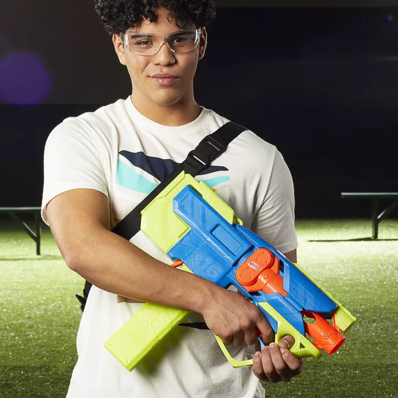Speelgoedblaster Nerf N Series Sprinter F8625 blauw groen oranje