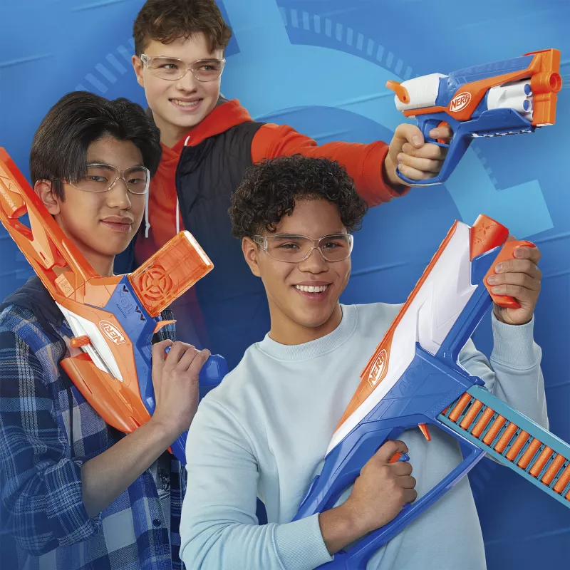 Nerf N Series Triple Action Pack, speelgoedblaster, 8 jaar