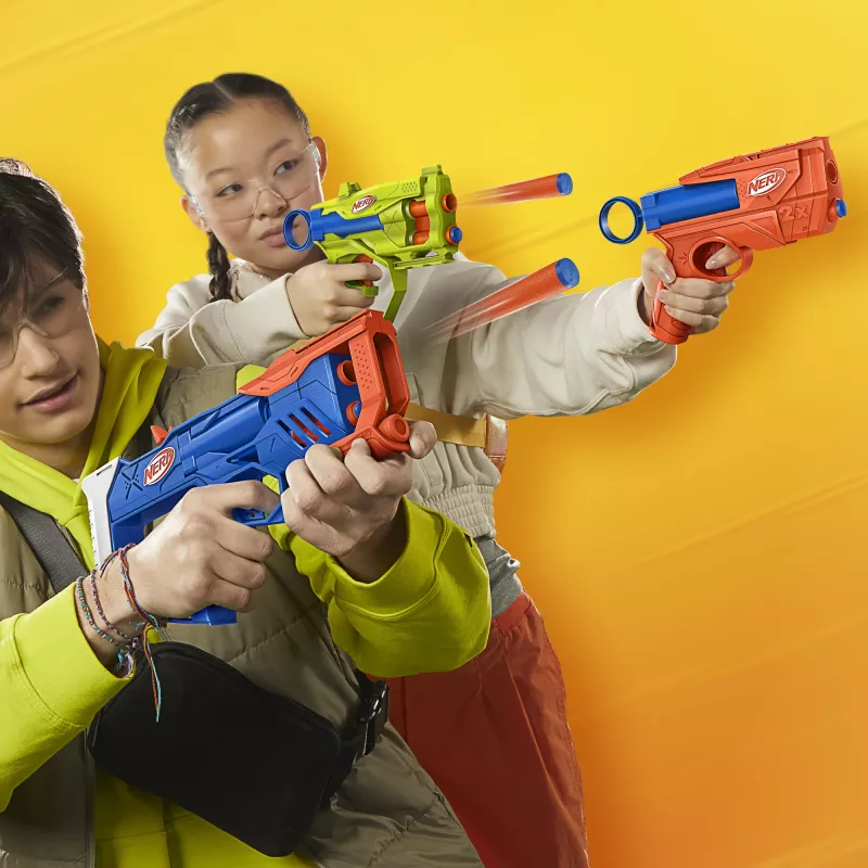 Nerf N Series Triple Action Pack, speelgoedblaster, 8 jaar