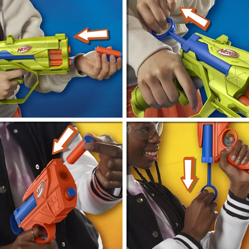 Nerf N Series Triple Action Pack, speelgoedblaster, 8 jaar