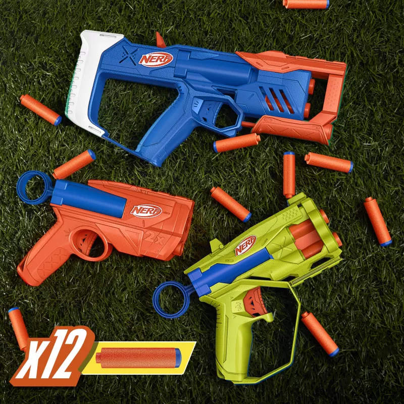 Nerf N Series Triple Action Pack, speelgoedblaster, 8 jaar