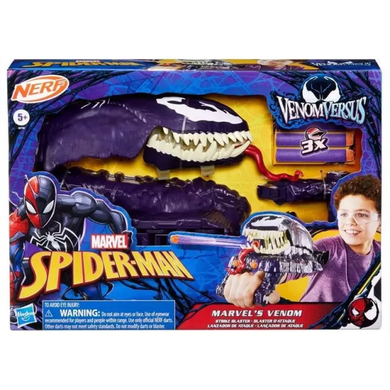 Speelgoedhandschoen-blaster Hasbro Marvel Spider-Man Venom Strike Blaster violet