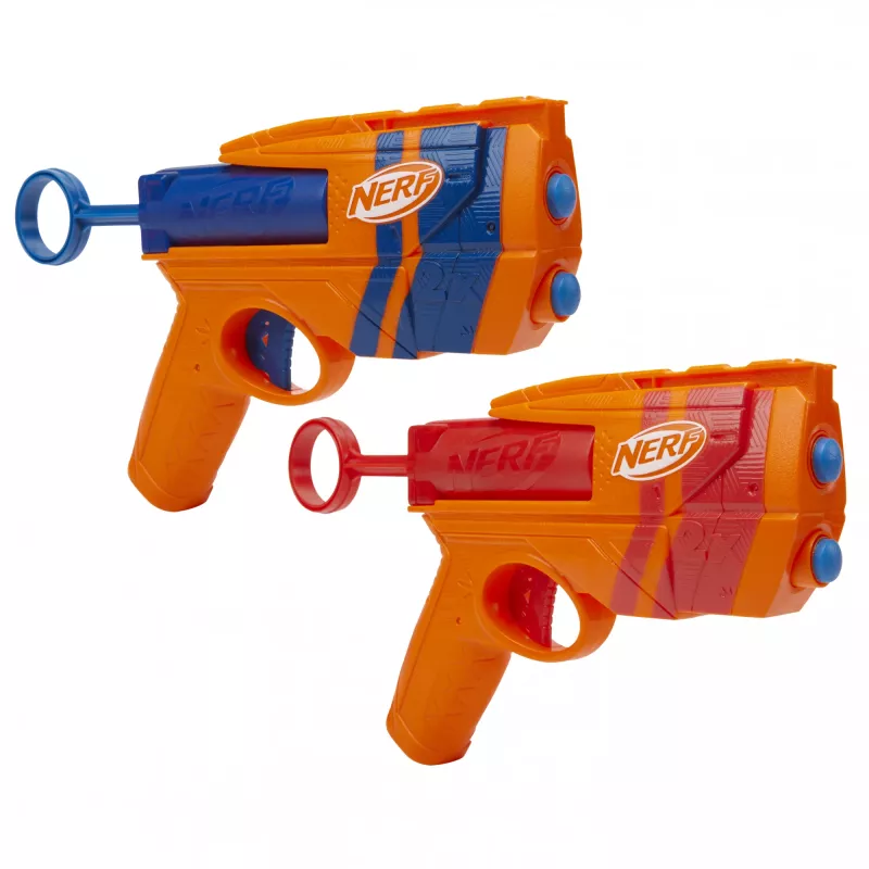 Speelgoedblaster-set NERF speelset Dual Pack N Series G1492 met 2 blasters en schuimpijlen