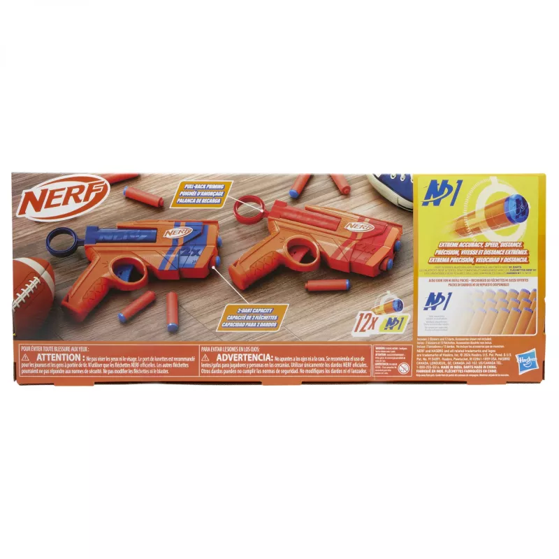 Speelgoedblaster-set NERF speelset Dual Pack N Series G1492 met 2 blasters en schuimpijlen