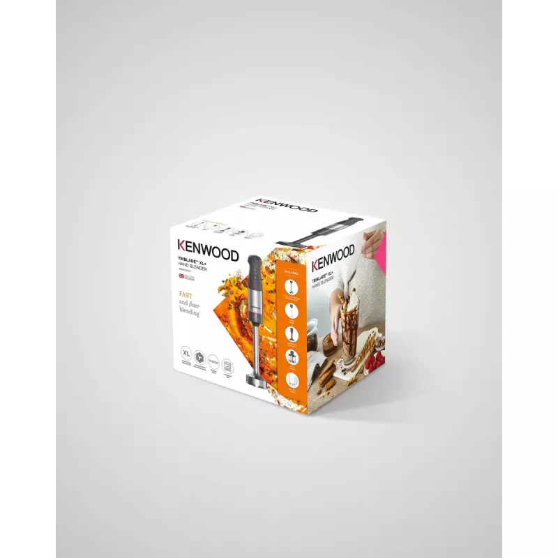 Kenwood Triblade XL+ HBM60.307GY staafmixer, 1000 W, grijs