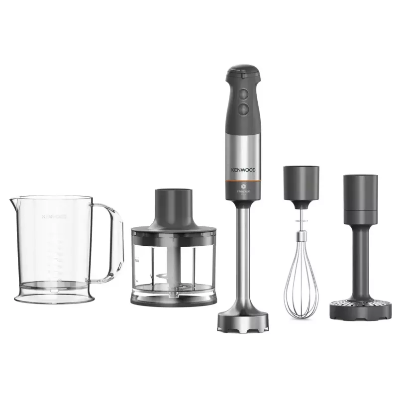 Kenwood Triblade XL+ HBM60.307GY staafmixer, 1000 W, grijs