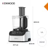 Kenwood FDM73.850SS Keukenmachine 1000 W 3 L Grijs ingebouwde weegschaal