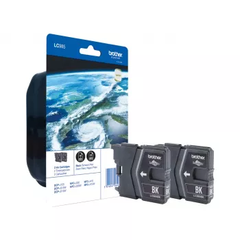 Brother LC-985BKBP2DR Inktpatroon 2 stuks Origineel Standaard Zwart