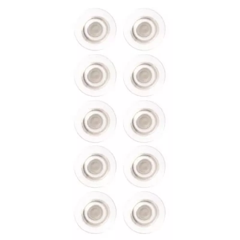 Nobo Glas-whiteboard-magneten ⌀32mm, Bordmagneet, Zilver, Transparant, 32 mm, 32 mm, 9,2 mm, 96 g