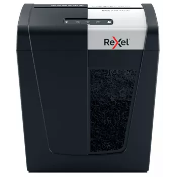 Rexel Secure MC6 Whisper-Shred microsnippel-papierversnipperaar P5, microsnippel, 2 x 15 mm, 18 L, 175 vel, 55 dB, knoppen