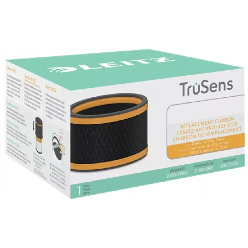 Leitz vervangende koolstoffilter voor TruSens Z-1000 Small geur- en VOC-filter, 1-pack