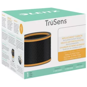 Leitz vervangende koolstoffilter voor TruSens Z-2000 / Z-2500 medium geur- en VOC-filter, 1-pack