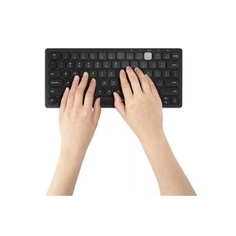 Kensington Dual Wireless compact toetsenbord - PN, mini, draadloos, Bluetooth, QWERTY, zwart