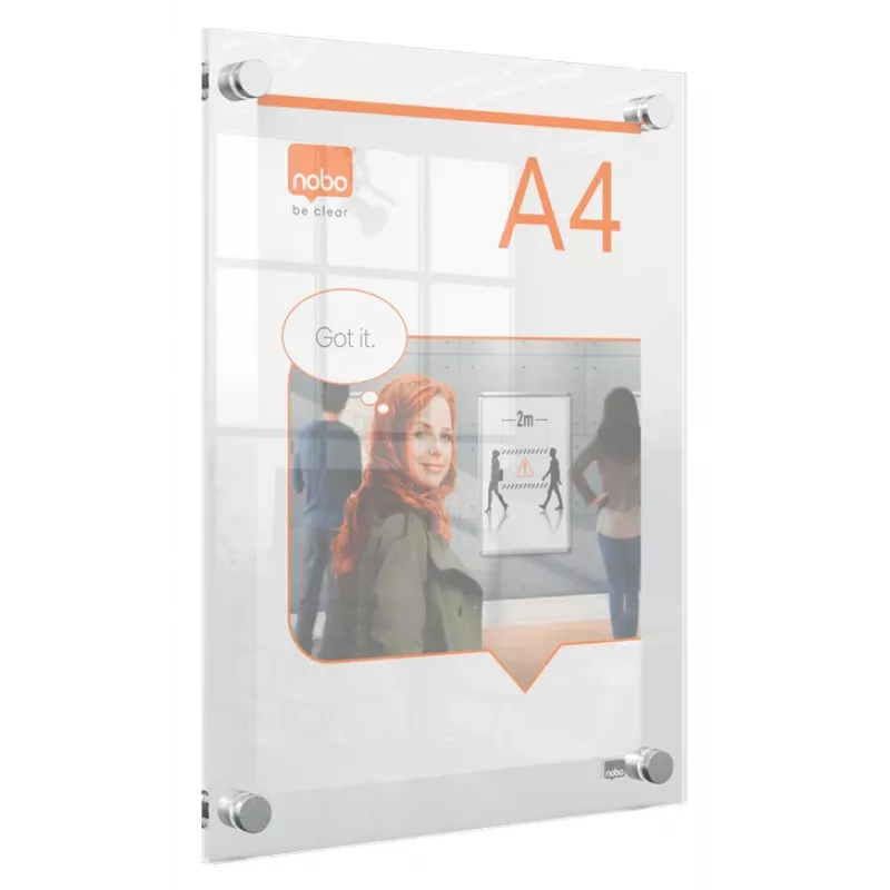 Nobo Premium Plus A4 heldere acryl wandposterframe