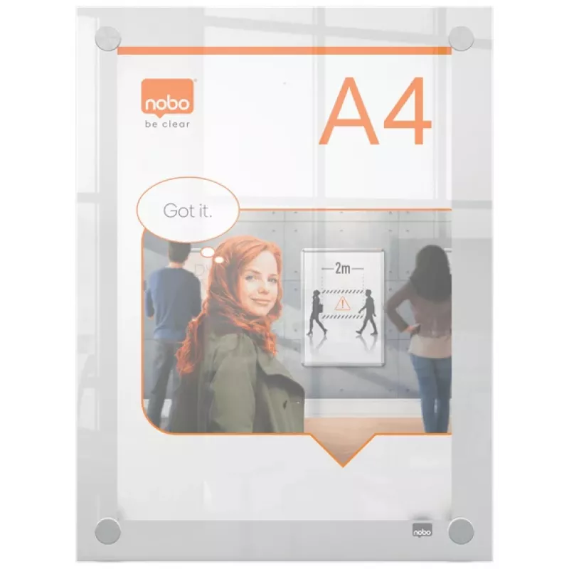 Nobo Premium Plus A4 heldere acryl wandposterframe