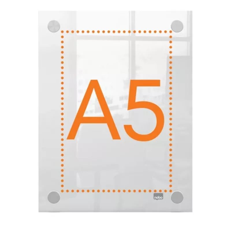 Nobo Premium Plus A5 heldere acryl wandposterframe