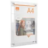 Nobo Premium Plus A4 heldere acryl wandhouder voor verwisselbare posterframes