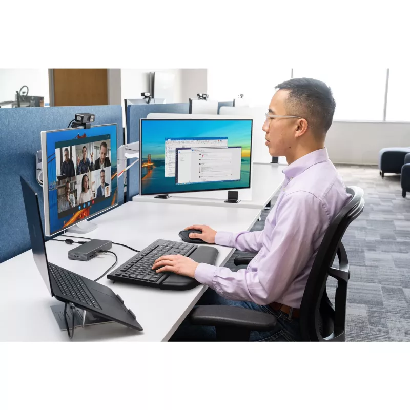 Kensington K63727ES, volledige grootte (100%), bedraad, USB, membraan, QWERTY, zwart