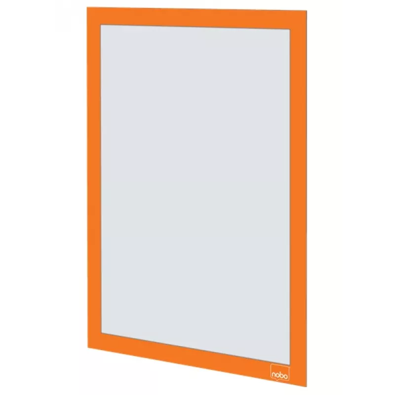 Nobo zelfklevende magnetische posterhouder A4, oranje