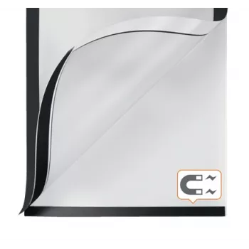 Nobo zelfklevende magnetische posterframe A4, zwart, A4, oranje, staand/liggend, 235 mm, 5 mm, 325 mm