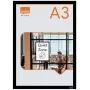 Nobo zelfklevende magnetische posterframe A3, zwart, A3, zwart, staand/liggend, 235 mm, 10 mm, 450 mm