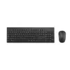 Kensington K75562BE, draadloos, RF draadloos, membraan, AZERTY, zwart, muis inbegrepen
