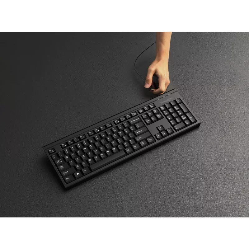 Kensington K75560BE, draadloos, RF draadloos + Bluetooth, membraan, AZERTY, zwart, muis inbegrepen