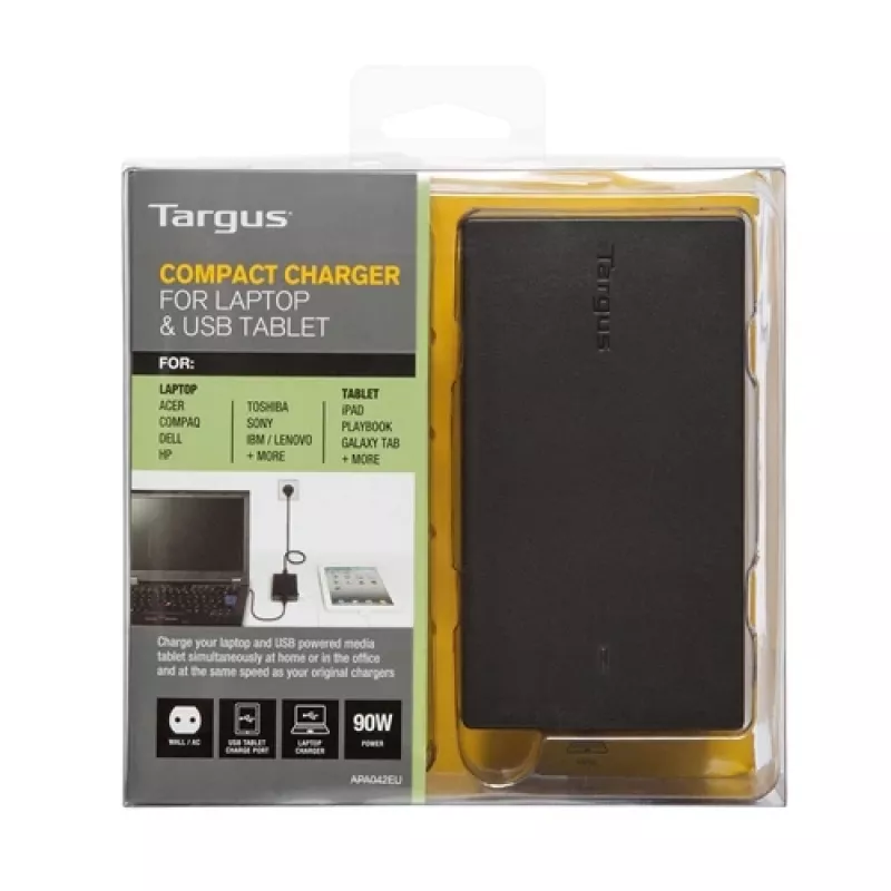 Targus APA042EU voeding zwart