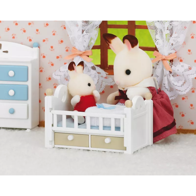 Sylvanian Families chocoladekonijn-babyset (babybed), 3 jaar, veelkleurig, polystyreen, kunststof