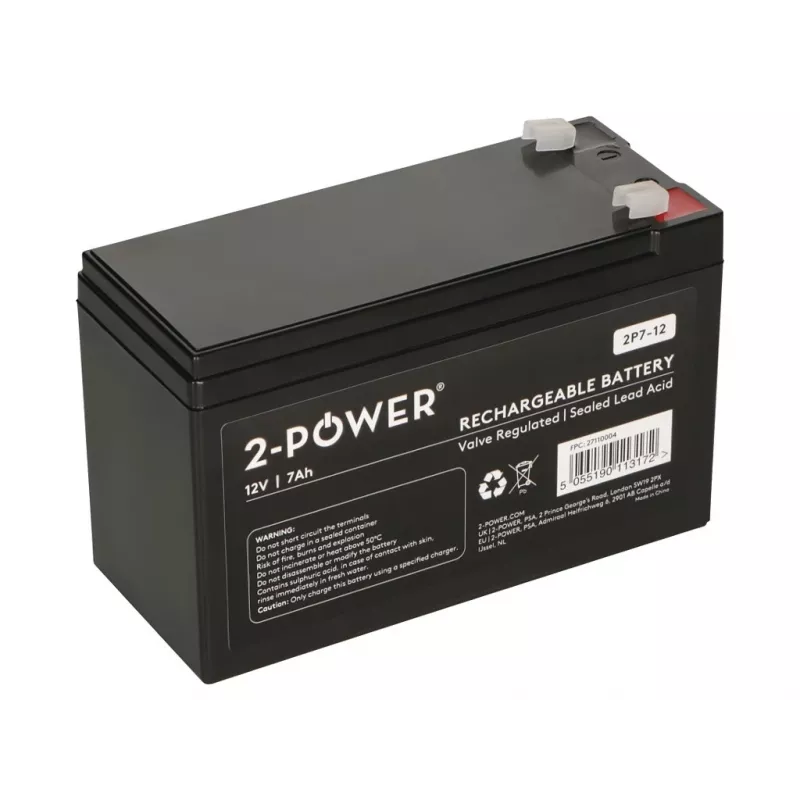 2-Power 2P7-12 UPS-batterij lood-zuurbatterij (VRLA) 12 V 7 Ah