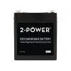 2-Power 2P5-12 UPS-batterij lood-zuur (VRLA) 12 V 5 Ah