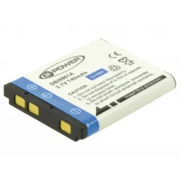 2-Power digitale camera-accu 3,7 V 600 mAh, 600 mAh, 3,7 V, lithium-ion (Li-Ion)
