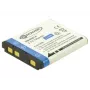 2-Power digitale camera-accu 3,7 V 600 mAh, 600 mAh, 3,7 V, lithium-ion (Li-Ion)