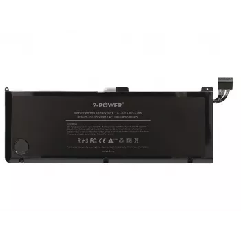 2-Power 7,4 V 11200 mAh Li-Polymer laptopaccu, accu, Apple MacBook Pro 17 inch A1297 (medio 2009 EMC2272/EMC2329, medio 2010 EMC2352)