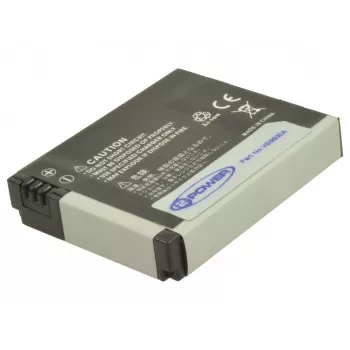 2-Power camera-accu 3,7V 1000mAh, 1100 mAh, 3.7 V, lithium-ion (Li-Ion)