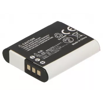 2-Power digitale camera-accu 3,7 V 1050 mAh, 1100 mAh, 3,6 V, lithium-ion (Li-Ion)