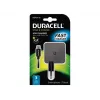 Duracell 2.4A telefoon-/tabletlader, binnen, AC, 5 V, 2,4 A, zwart