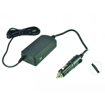 2-Power DC autoadapter 12V 3A 36W, 12 V, 36 W, 12 V, 3 A, zwart, groen, 51 mm