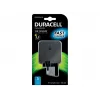 Duracell 2x2,4A USB telefoon-/tabletoplader, binnen, AC, 5 V, zwart