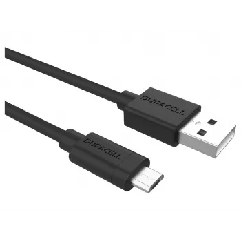 Duracell Sync-/laadkabel 2 meter zwart