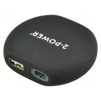2-Power 12V autolader 15-20V 90W + 2,1A USB, 15 V, zwart, 54 mm, 67 mm, 18 mm, 194 g