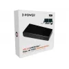 2-Power USB 3.0 dual display dockingstation, docking, 3,5 mm, USB Type-A, USB Type-B, 10,100,1000 Mbit/s, zwart, 5 Gbit/s