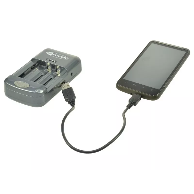 2-Power universele camera-accuoplader – retail, lithium-ion (Li-Ion), AA, AAA, nee
