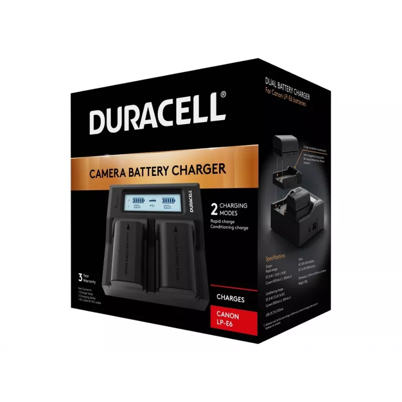 Duracell DRC6103 batterijoplader