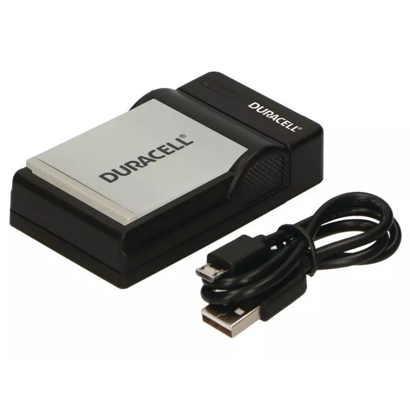 Duracell digitale camera-accuoplader, USB, oplader voor binnen, Canon NB-4L, NB-5L, zwart, 5 V, 5 V