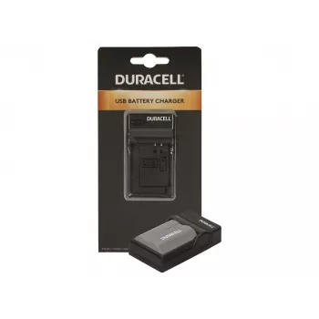Duracell digitale camera-accuoplader, USB, oplader voor binnen, Nikon EN-EL3e, FujiFilm NP-150, zwart, 5 V, 5 V