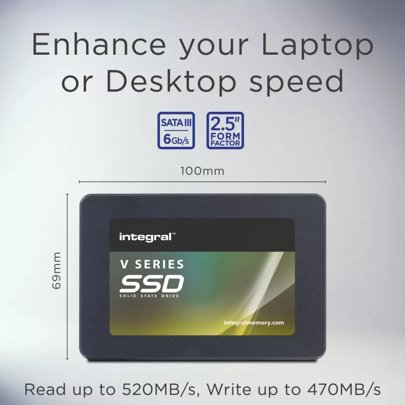 Integral 480GB SSD 2,5 inch SATA 3 R-520MB/s W-470MB/s TBW 150 V SERIES 2